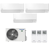 Panasonic U-3E18JBE / CS-TZ20WKEW с тремя блоками