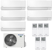 Мульти сплит-система Panasonic CU-5E34PBD / CS-TZ25WKEW с пятью блоками
