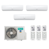 Hisense AMW3-24U4RJC / AMS-09UW4RYRKB01 Zoom Free Match DC Inverter с тремя блоками